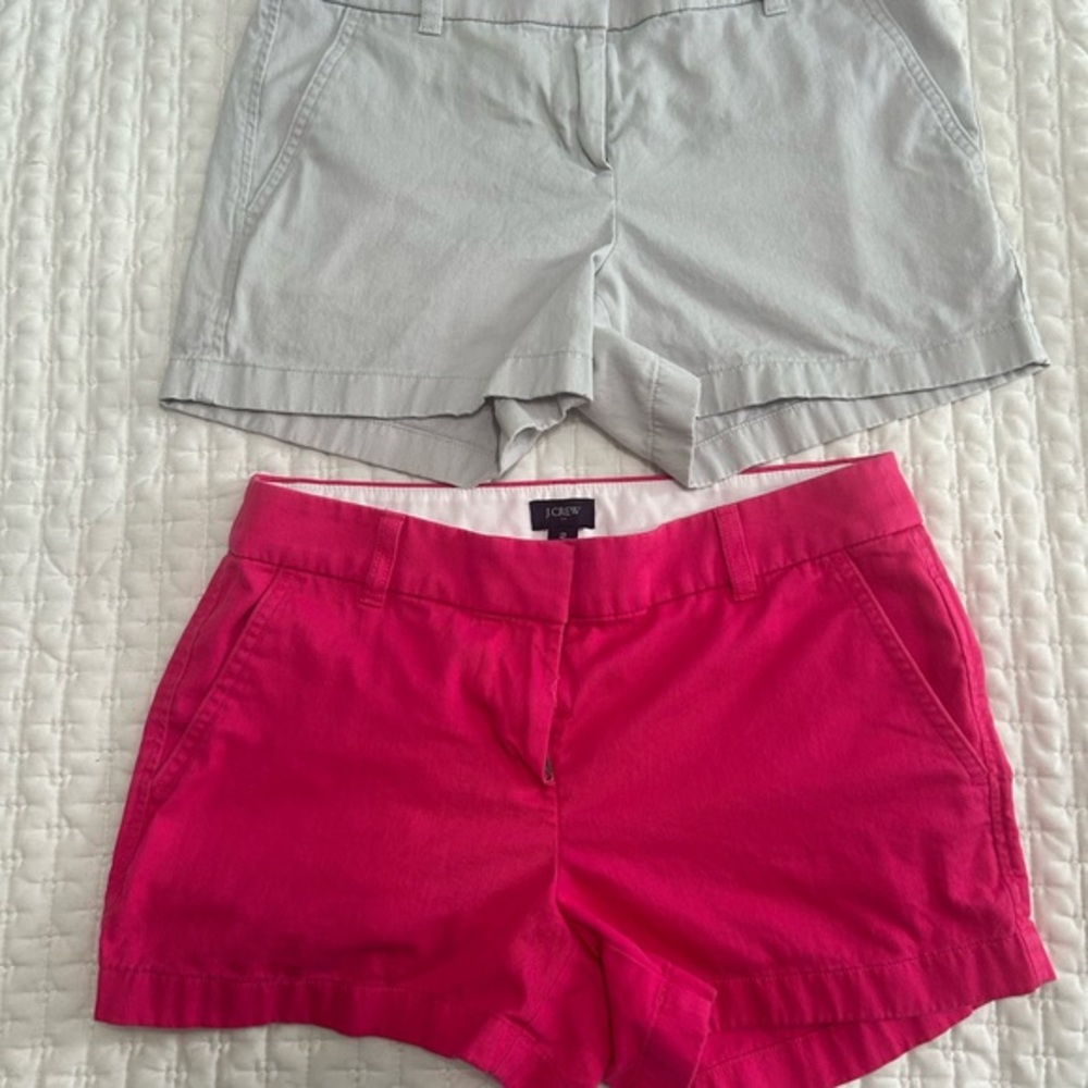 J. Crew Gray and Pink Women's Shorts